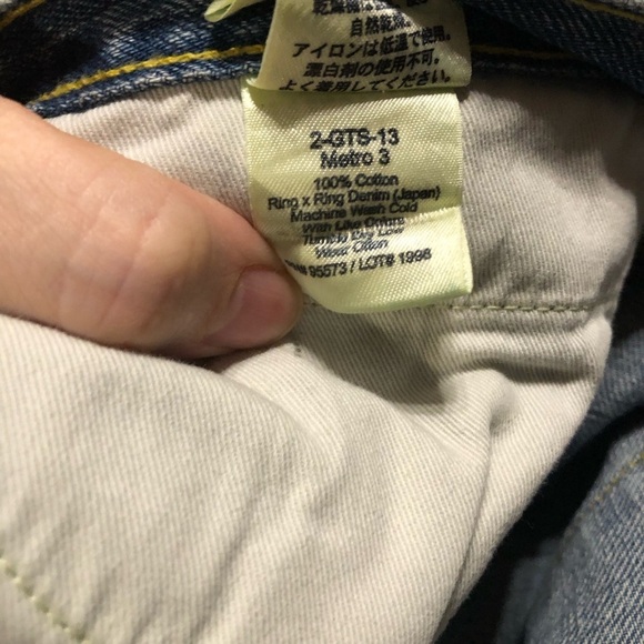 Paperdenim&cloth Men Jeans Sz 36X35 Buttonfly Light Wash Denim 2-GTS-13 Metro 3 - Picture 8 of 11